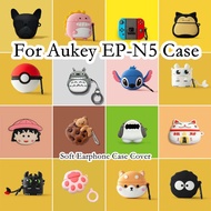 【High quality】For Aukey EP-N5 Case Anti-fall cartoon series for Aukey EP-N5 Casing Soft Earphone Cas