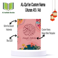 Al-quran Custom/Al Moslem Size A5 A6 There Is Latin Per Word Translation/AS-06/Quran Cover Aesthetic