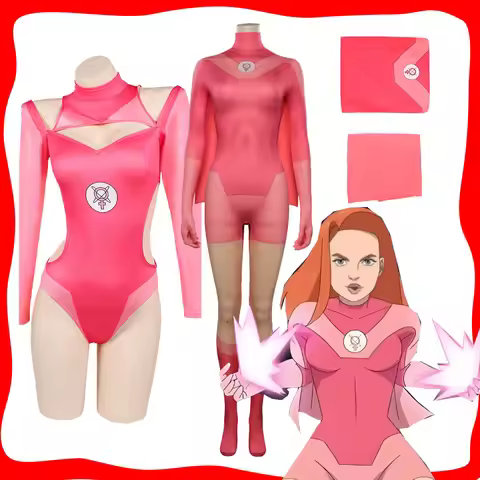 Atom Eve Cosplay Jumpsuit Costume Anime Invincible Fantasia Women Girls Role Play Swimsuit Halloween