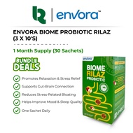 Envora Biome Probiotic RILAZ (3 x 10s) – 1 Month Supply (30 Sachets)