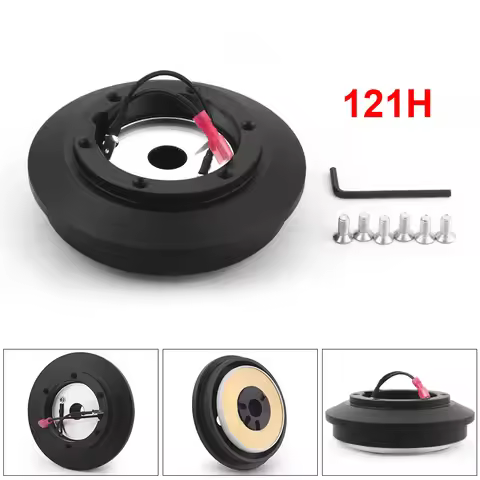 121H Connector Base 6-Hole Short Hub Steering Wheel Adapter for Toyota Supra 86-93 for Lexus Celica 