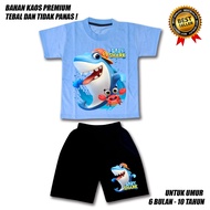 Premium Material BABY SHARK Boys Suits/0-10 Years Old Boys Suits/BABY SHARK Children's Clothes/Boys Suits
