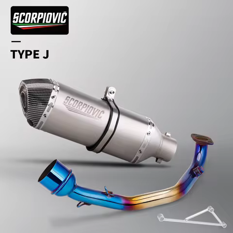 GY6 Motorbike Modified Contact Pipe GY6 125 150cc Scooter Motorcycle Exhaust Muffler Contact Pipe 15