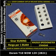 T10 Toyota Dyna Rino 12V 1982-2002 3B 13B 14B Osram Italy Original T10 W3W 12V 2821 Dashboard Light 