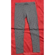 [Auth 70-75%] Anko girls' leggings size 10 (wear like size 9) ~ baby 23-28kg, height 120-135cm, gray