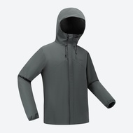 QUECHUA 男款輕量防水登山健行外套 MH150