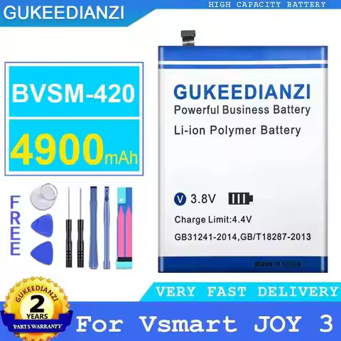 Mobile Phone Battery Long-Lasting Performance For Vsmart Joy 3 4900mAh Bvsm-420