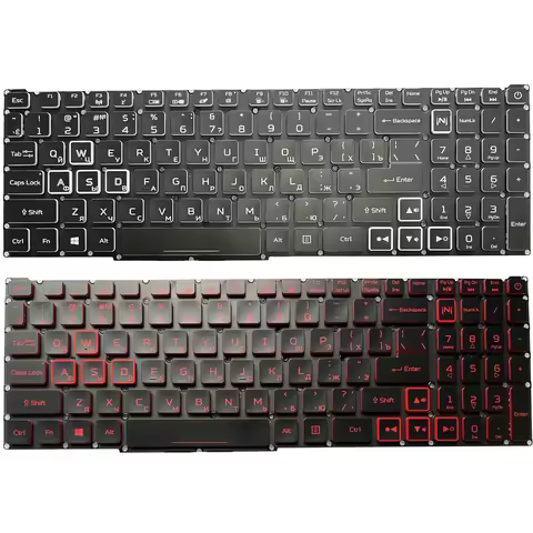 NEW Russian RU laptop keyboard For Acer Nitro 5 AN515-56 AN515-57 AN515-58 AN515-45 Helios 300 PH315