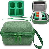 Hard Carrying Case and Silicone Skin Cover for YOTO Mini Screen-Free Bluetooth Audio Player, Compati