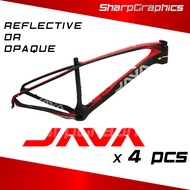 Outdoor Java Keysto Bike Brand Sticker Decal