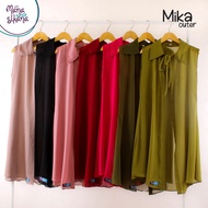 Outer Gamis Panjang Anak Perempuan dan Dewasa Bahan Ceruti - Outer MIka Manasikana bisa bayar ditemp