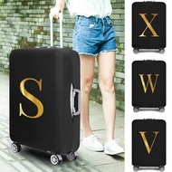 Luggage Cover Travel Bag Protector Cover Accessory Bag Elastic Bag Letter 18-32 Inch Suitcase Dust C