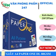 Paper A4 Paper One DL 80GSM - Perfect Choice For Professional Printing!