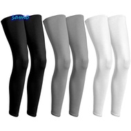 SAMO 1 Pairs Long Leg Sleeve UV Protection Ice Silk Summer Football leg sleeve