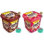 [18 individual packs] Julie's Love Letters Chocolate Strawberry Lemon Flavour Julie Letter Biscuit 3