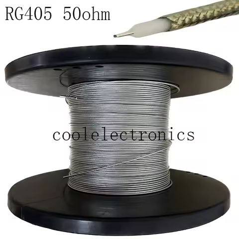 1/2/3/5m 10m RG405 0.086 '' RF Coaxial cable Semi-Flexible Wires Antenna RG-405 Cable 50ohm 20m 30m 