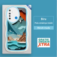 Casing hp Realme 5 5i 5s 6 6i 6S 7i C17 8 8i 9 11 pro plus 9i Peak and ice pattern 3D Soft Case Comf