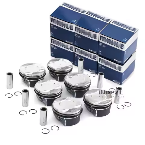 6x Pistons & Rings Set STD for VW Porsche Audi S4 B9 S5 A6 A7 Q7 3.0 TFSI EA839 06M107065