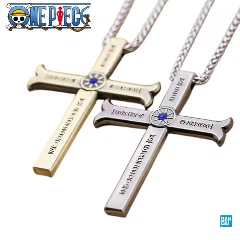 One Piece Necklace Mihawk Hawkeye pendant anime peripheral students men and women pendant with sheat