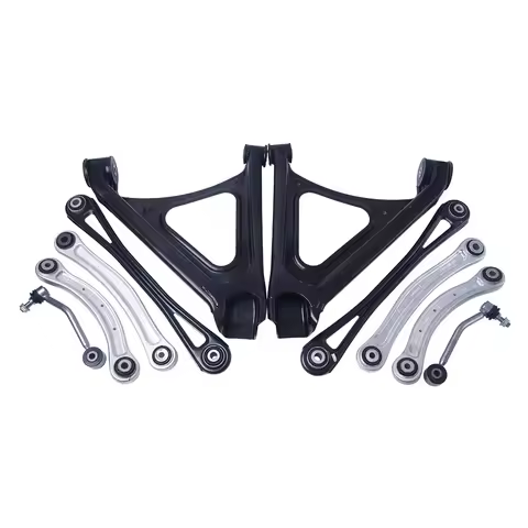 10PCS Rear Suspension Ball Joint Stabilizer Link Control Arm Kit For Audi Q7 4LB For VW Touareg 7P5 