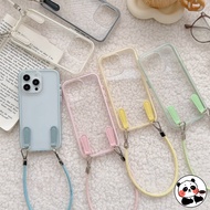 2 in 1 Phone Case With Strap For Realme 9 Pro SE Speed 9i 8 8S 7 GT Neo 2T Narzo 50 30 Q5 Q5i Q3 Pro