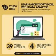 [Video Course] Ultimate Microsoft Excel With Data Analysis & VBA Macros
