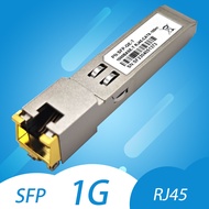 1.25G to RJ45 Module, 1000Base-T Copper SFP Ethernet Transceiver for Cisco GLC-T/SFP-GE-T, Meraki HU