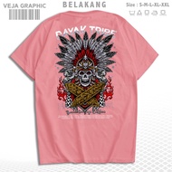 Vejagraphic T-Shirt Dayak Tribe Borneo Heritage | Indonesian Culture T-Shirts For Men And Women - A2