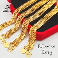 Rantai Tangan Lipan Kait 3 Emas 916 Tulen Gelang Emas 916 Gelang Tangan Kait 3 Emas 916 Tulen Rantai