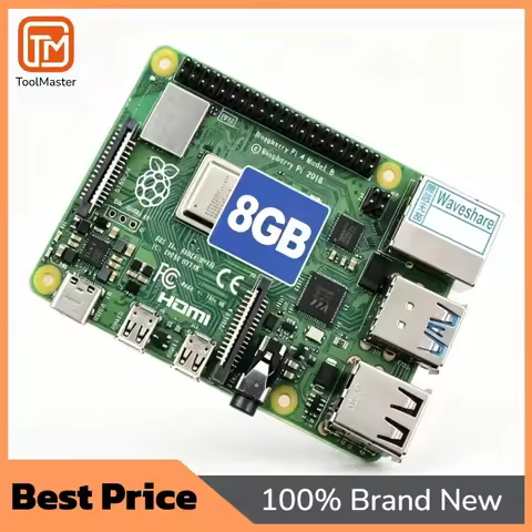 【Hot Sale】Raspberry Pi 4 Model B 8GB RAM Development Board DIY 4K Ultra HD Dual Micro Faster Stable 