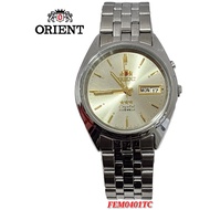 Orient Tristar (3 Star) Men's Automatic Silver Watch FEM0401TC