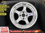 ล้อ S1 15*7.5 4รู100 ET30 สี Silver-ขอบเงา ล้อแม็กขอบ15 แม็กรถยนต์ขอบ15 (กดสั่ง 1 ชุดได้รับของ 4 วง)