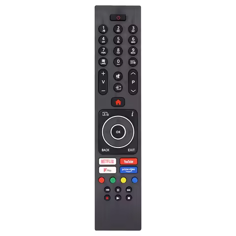Universal Remote Control RC43137P for Bush Digihome Finlux Electriq Smart TV with Netflix/Youtube/FP