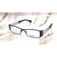[Benge] stormy weather strike Japanese Handmade Optical Glasses Frame b Titanium Ultra Light Blue Sq