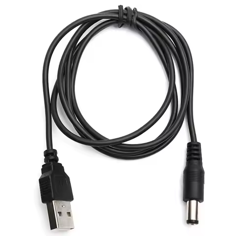 Wholesale Price Best Promotion 0.8M USB Port To 5.5 x 2.1mm 5V DC Barrel Jack Power Cable Connector 
