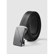 HLA/Hailan House Cowhide Belt New Style Embossed Pattern Automatic Buckle Low-Key Business Casual Pa