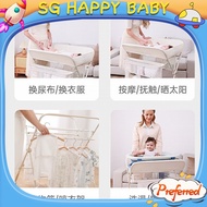 Diaper Changing Table Baby Care Table Portable Multifunctional Foldable Bath Bed Diaper Changing Tou