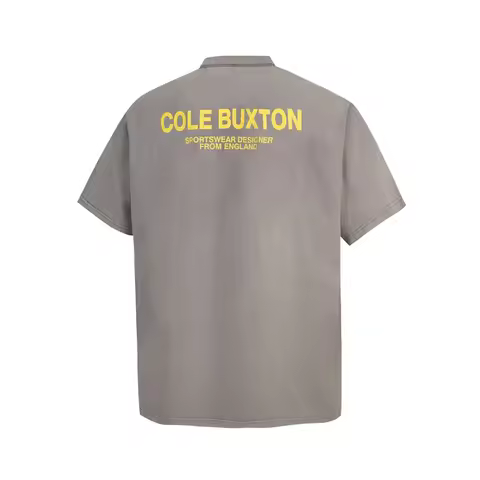Outdoor Leisure Cole Buxton Niche Minimalist Letter Slogan American Casual Couple CB Short Sleeve T-