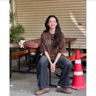 AIMER Logo T-shirt Brown T-shirt(f)