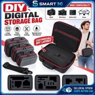 DIY Digital Bag EVA Hard Case with Foam Digital Storage Bag Travel Organizer for Drones Digital Gadg