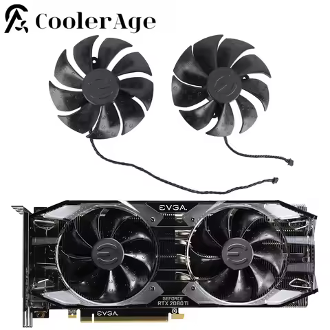 87mm PLD09220S12H 12V 0.55A GPU Cooling Fan For EVGA RTX 2080 Ti 2060 2070 SUPER XC ULTRA Gaming Gra