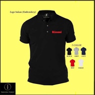 Microfiber Dry Fit Quick dry Jersi Jersey Polo T Shirt Logo Sulam Embroidery Rinnai Home Kitchen Induction FF581