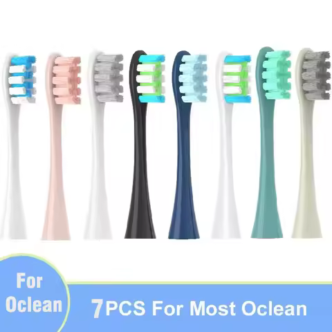 Sonic Toothbrush Vacuum Bristle 2/7pcs Replacement Heads For Oclean Flow/X/ X PRO/ Z1/ F1/ One/ Air 