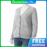 MAISON KITSUNE 25FW BABY FOX LAMBSWOOL BOXY CARDIGAN PW00501KT1006-H120 베이비 ฟอกซ แลมสวล