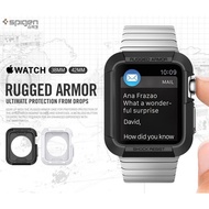 100% Spigen SGP Apple Watch Rugged Armor 38mm 42mm Case Cover +Free SP