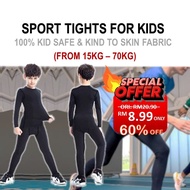 ROOFLESS Seluar Tight Budak Lelaki Bola Seluar Tight Lelaki Budak Tight Pants Kids Seluar Fit Budak 