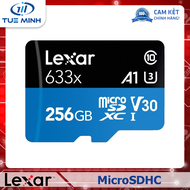 Thẻ nhớ Lexar 256GB Micro SD Card SDXC UHS-I High Performance 633x 100MB/s U3 4K w/adapter TF Memory