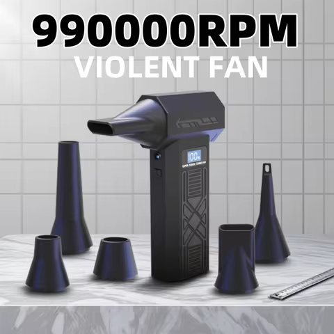 P80 P70 Powerful Dust Blower 990000RPM/ 880000RPM Brushless Motor Air Duster Turbo Jet Fan Rechargea