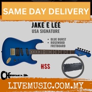 Charvel Jake E Lee USA Signature Electric Guitar, RW FB, Blue Burst