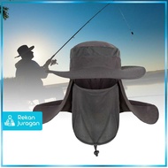 Rhodey Outdoor Anti-UV Fishing Boonie Hat Polyester - TM34